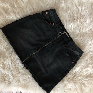 Free People Black skirt